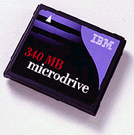340 MB Micro Drive von IBM