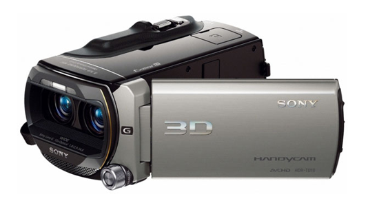 3D-Kamera mit Doppeloptik von Sony