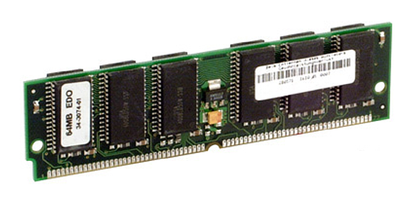64 MB EDO DRAM as SIMM module, photo: leugimnet.galeon.com