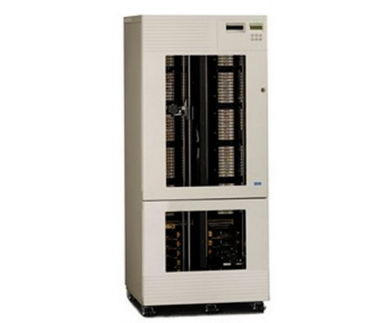 AIT tape library with 12 tape drives, photo: Qualstar