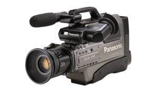 Example of a video camera, photo: Panasonic
