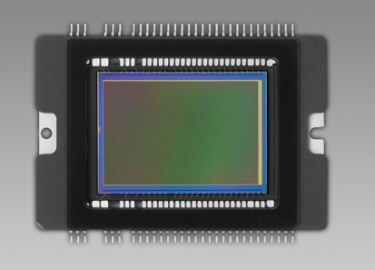 CMOS sensor with 22 x 15 mm chip size, EOS1000D from Cannon