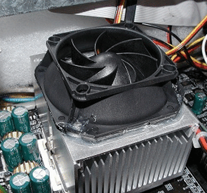 CPU fan and heat sink, photo: FDM-Ware