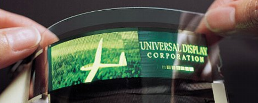 Flexible OLED (FOLED), photo by Universal Display Corp.