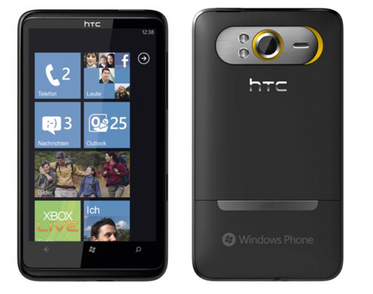 HTC HD7: Smartphone with Windows Phone 7