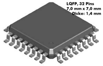 LQFP-Gehäuse mit 32 Pins