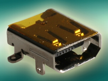 Micro-HDMI-Buchse für Stecker Typ D, Foto: suyin-europe.com