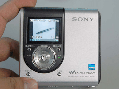 MiniDisc-Player von Sony