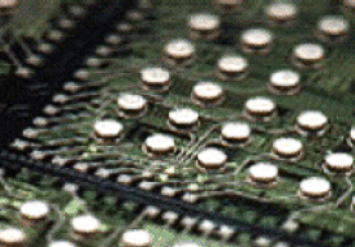 Package-Unterseite eines WCSP-Packages, Foto: Casio-Micronics