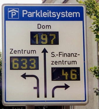 Parkleitsystem, Foto: erfurt.de