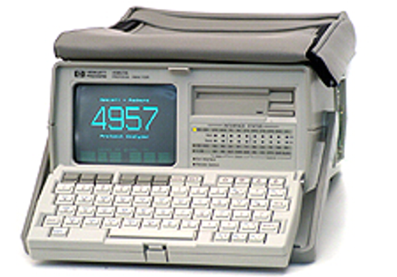 Portabler Protokollanalysator von Hewlett Packard, Foto: Singer-Elektronik