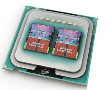 Quad Core Prozessor QX6700, Foto: Intel
