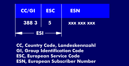 Struktur der ETNS-Nummer